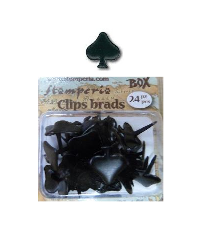 Clips Brads Picché Nero Stamperia OUTLET