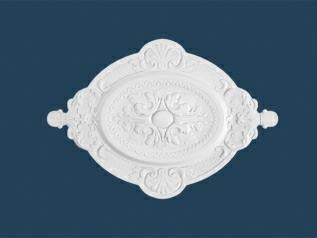 Mardom Decor Rosone in Polistirene mis. 57 cm x 40 cm x 3.6 cm