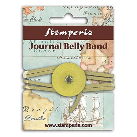 Journal Belly Band Giallo Stamperia OUTLET