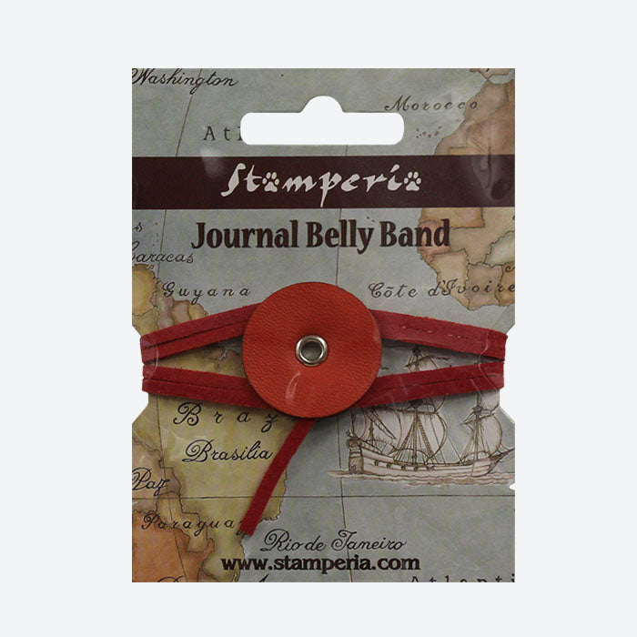 Journal Belly Band Rosso Stamperia OUTLET