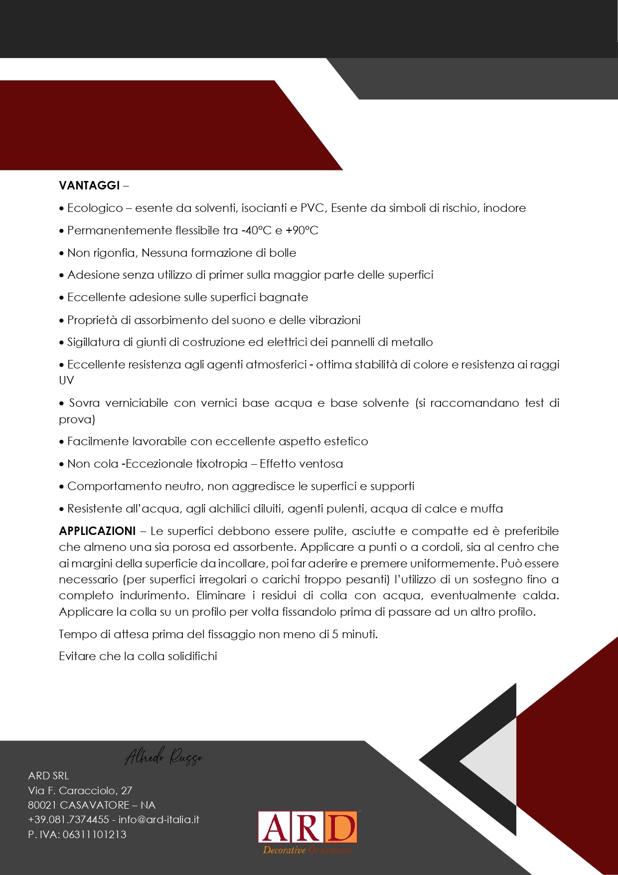 Sigillante Ardesiva Pro Max Extreme Ard Italia 290 ml.