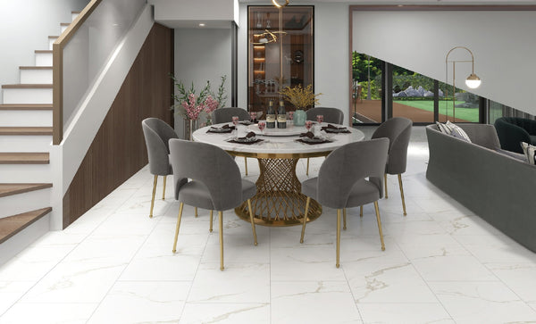 Piastrella SPC Euroclup Effetto Pietra Marmo Carrara