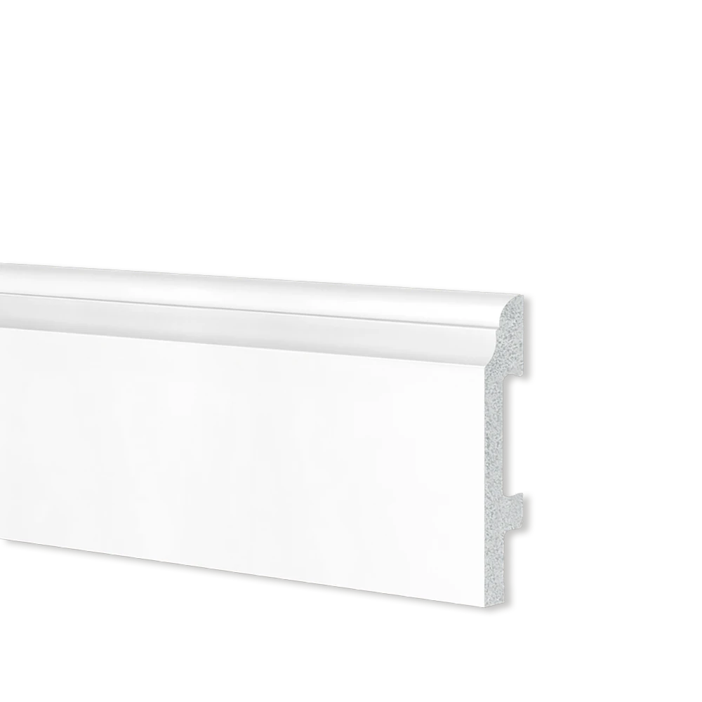 Battiscopa in polimero Ard Italia T62 misura 2000x15x95 mm