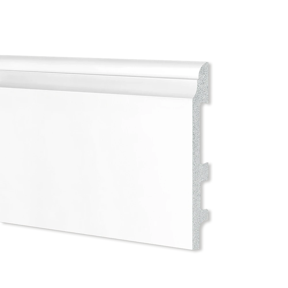 Battiscopa in polimero Ard Italia T70 misura 2000x15x120 mm