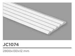 DOGA in polimero Ard Italia JC1074 misura 2800x12x130 mm modello TRIANGLE