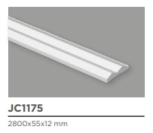 Terminale in polimero per DOGA JC1074 Ard Italia JC1175 misura 2800x12x32 mm modello TRIANGLE