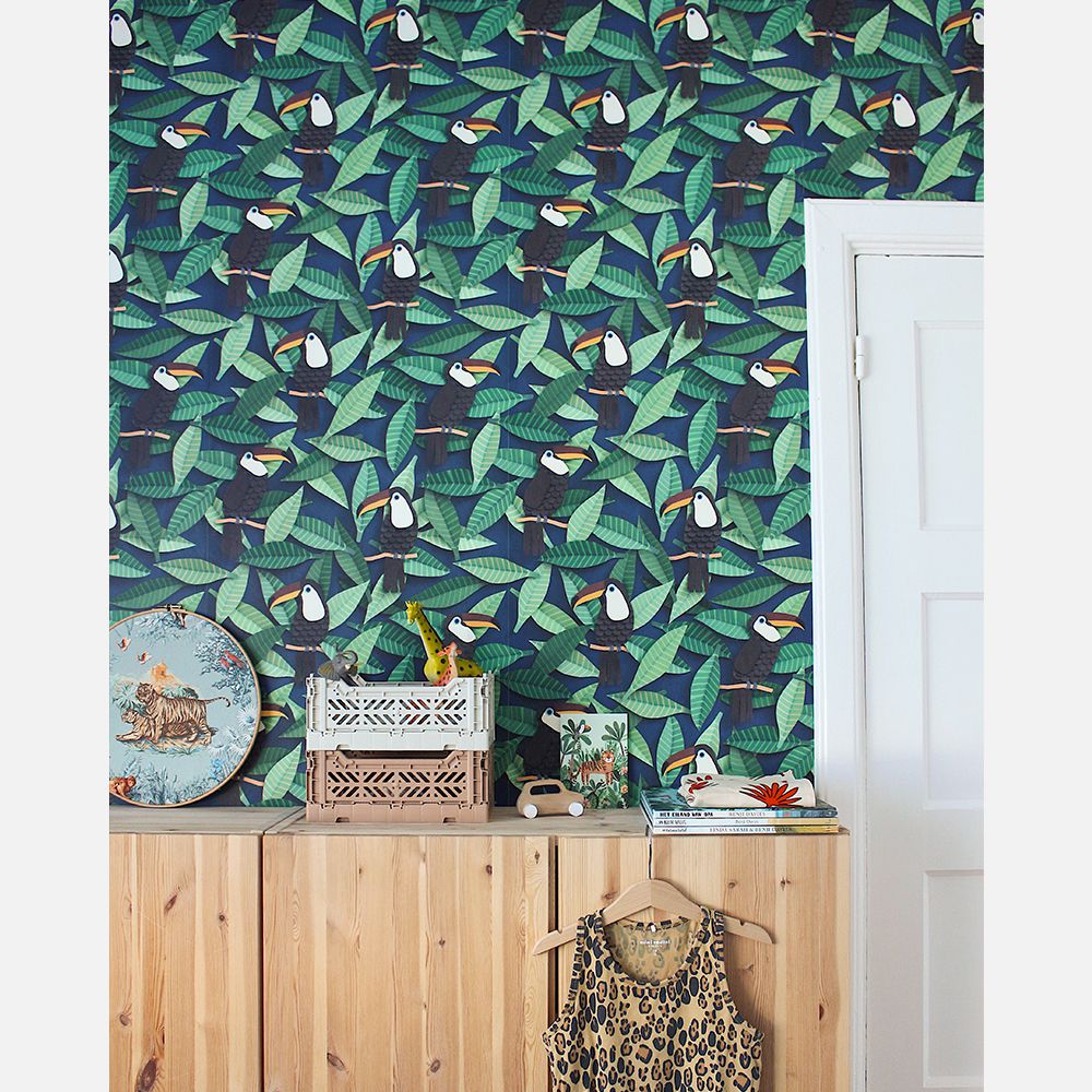 Carta da Parati Studio Ditte Toucan Wallpaper