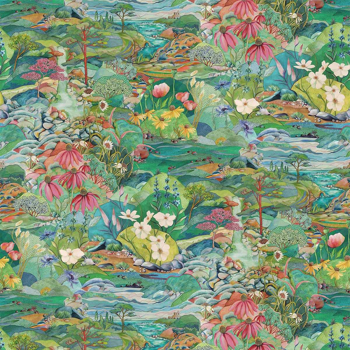 Carta da parati Osborne &amp; Little Trebah W7685-01