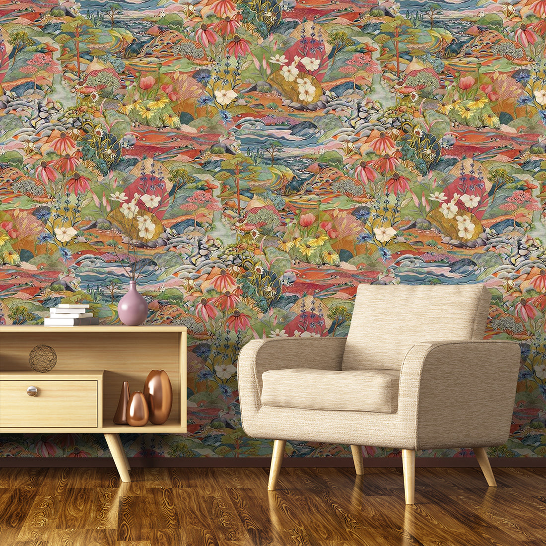 Carta da parati Osborne &amp; Little Trebah W7685-02