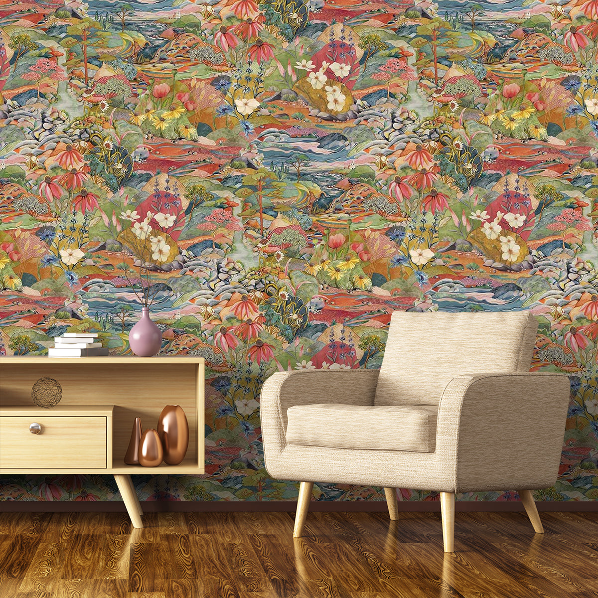 Carta da parati Osborne &amp; Little Trebah W7685-02