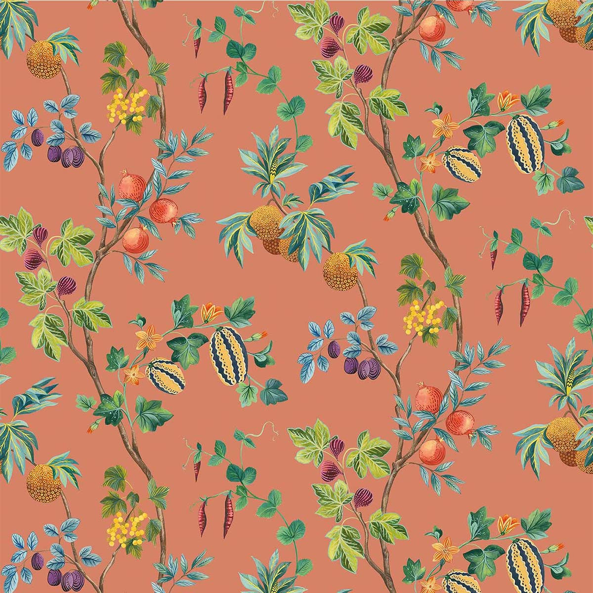 Carta da parati Osborne & Little Orchard W7686-05