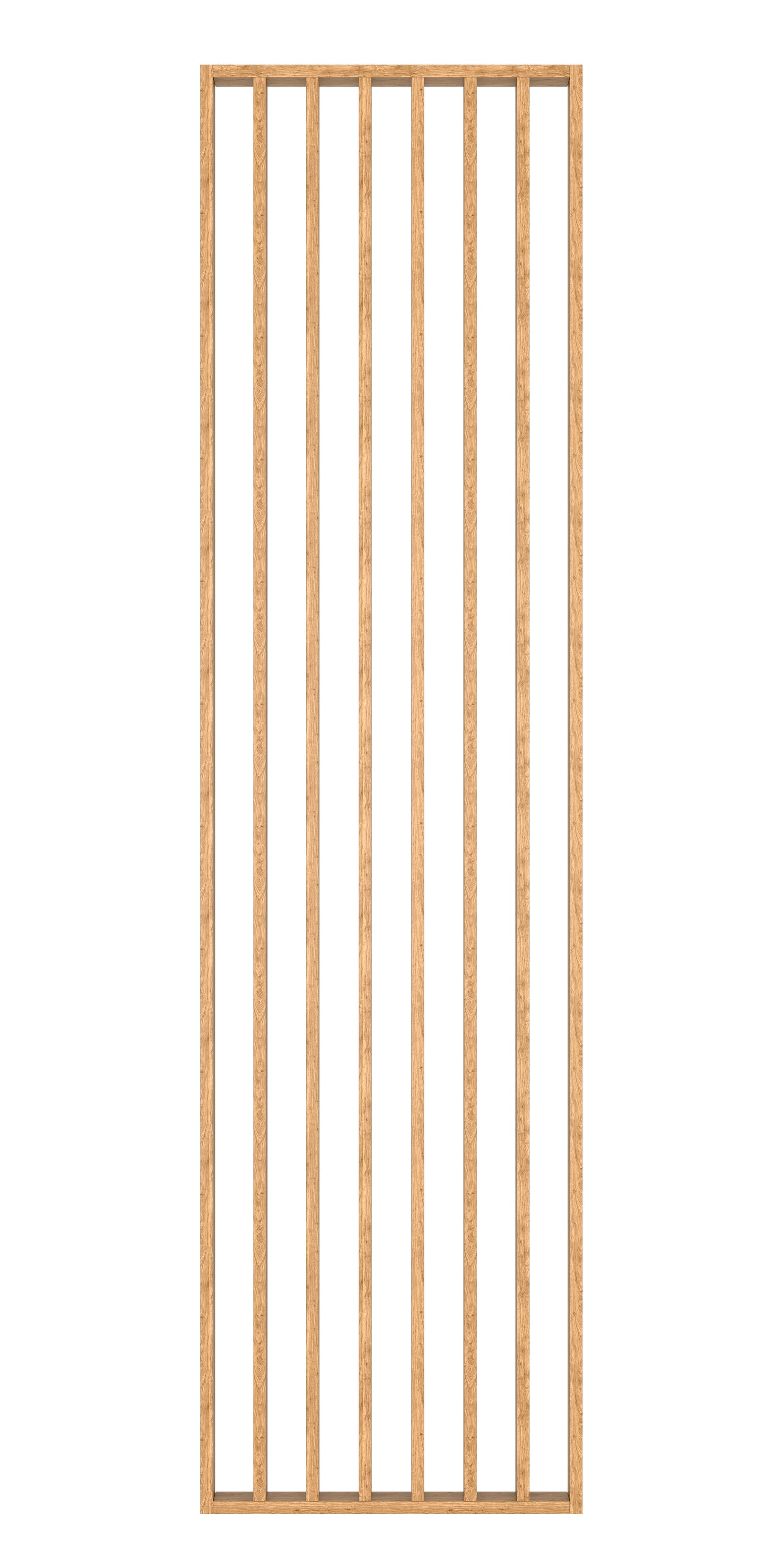 KIT PARETE DIVISORA NATURAL IN MDF H.275X58CM SPESSORE 6,5CM