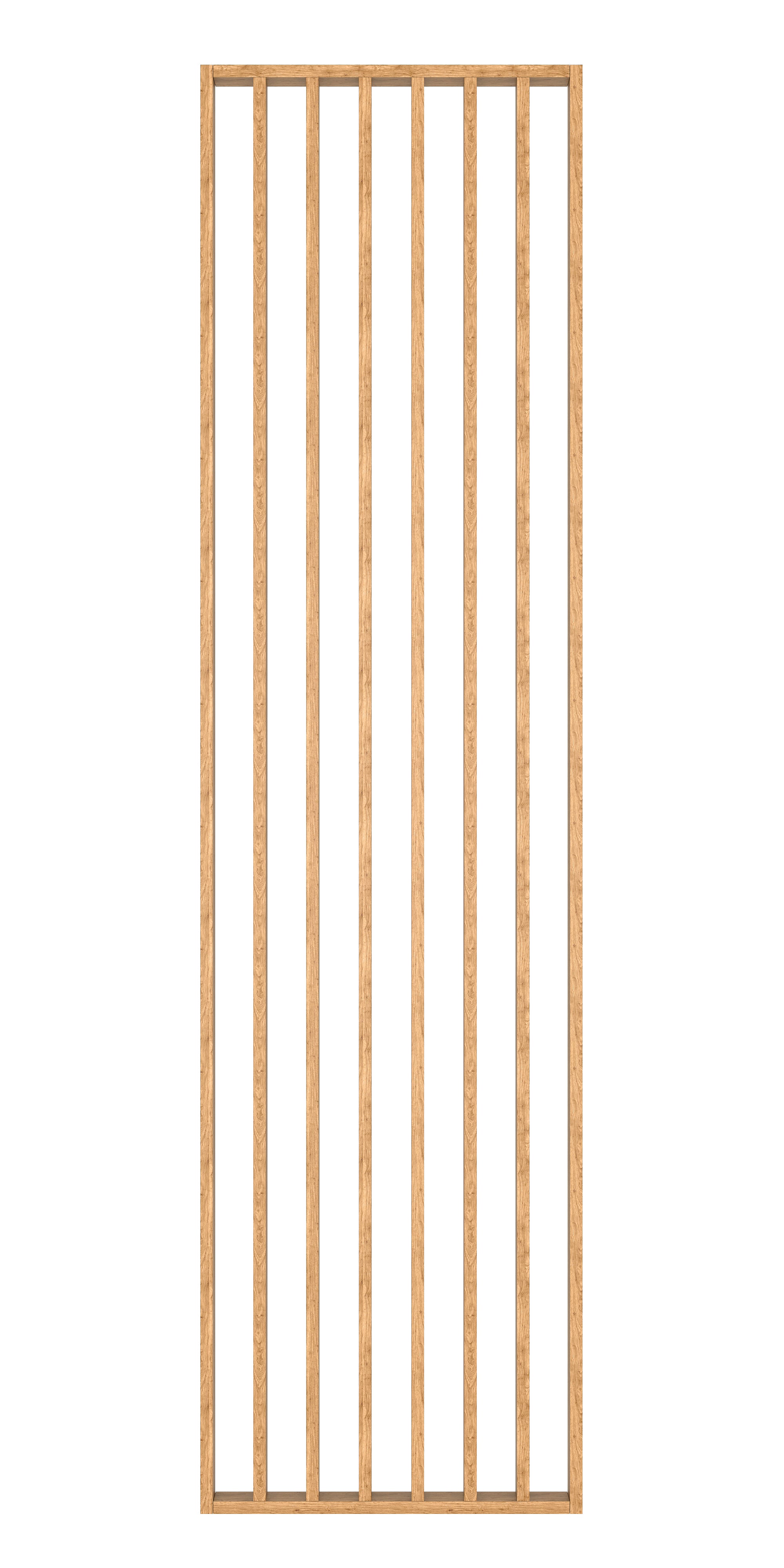 KIT PARETE DIVISORA NATURAL IN MDF H.275X58CM SPESSORE 6,5CM