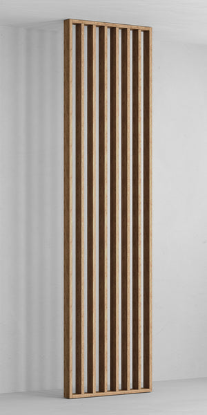KIT PARETE DIVISORA NATURAL IN MDF H.275X58CM SPESSORE 6,5CM