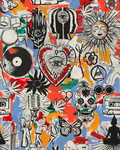 Carta da Parati Woodstock '69  Mind The Gap Wallpaper FESTIVAL MEMORIES