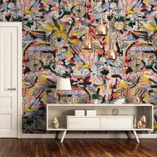 Carta da Parati Woodstock '69  Mind The Gap Wallpaper SUMMER OF '69