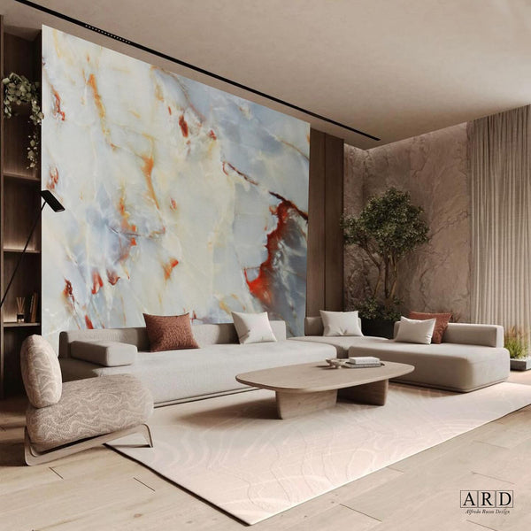 Pannello in PVC effetto marmo Ard Italia misura 1220x2440x4 mm AMALFI