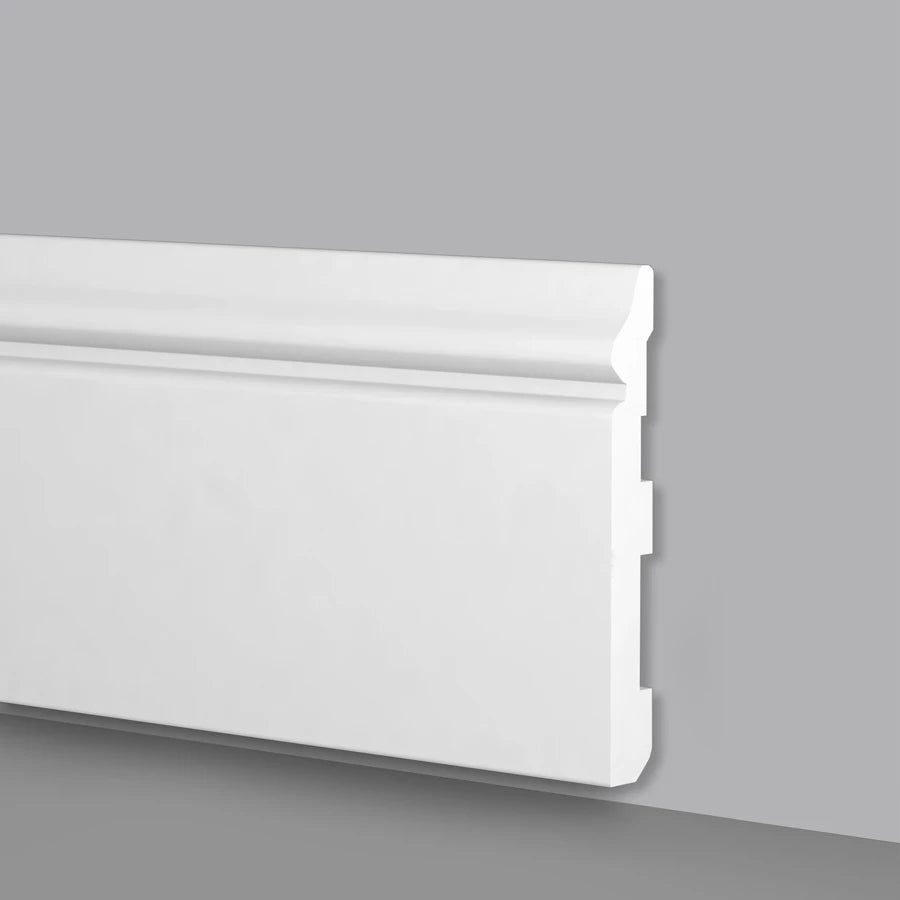 Battiscopa in polimero Ard Italia C411 misura 2000x13x80 mm