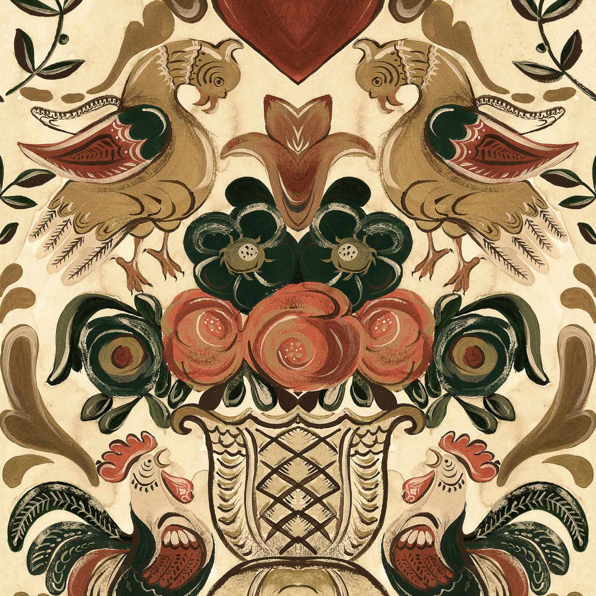 Carta da Parati Tyrol Apres-Ski Mind The Gap Wallpaper GOLDENE HENNE