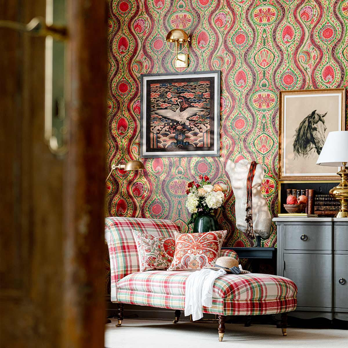 Carta da Parati Woodstock '69  Mind The Gap Wallpaper HIPPIE PAISLEY