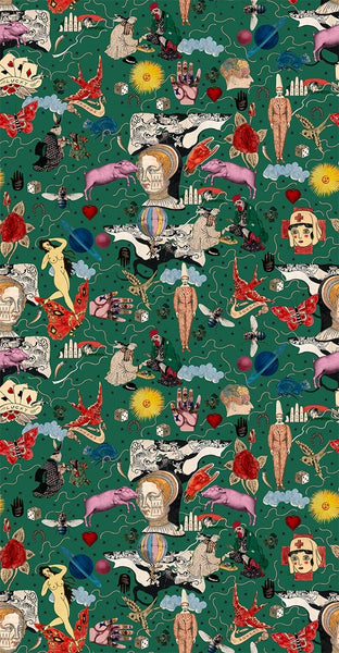Carta da Parati Woodstock '69  Mind The Gap Wallpaper ILLUSIONARY DAYTIME