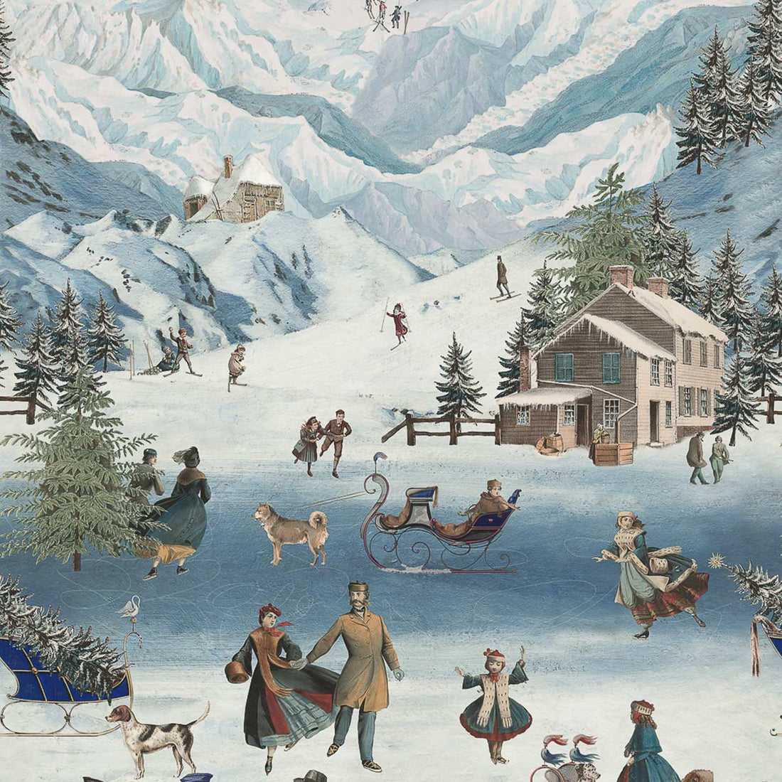 Carta da Parati Tyrol Apres-Ski Mind The Gap Wallpaper KAPRUN