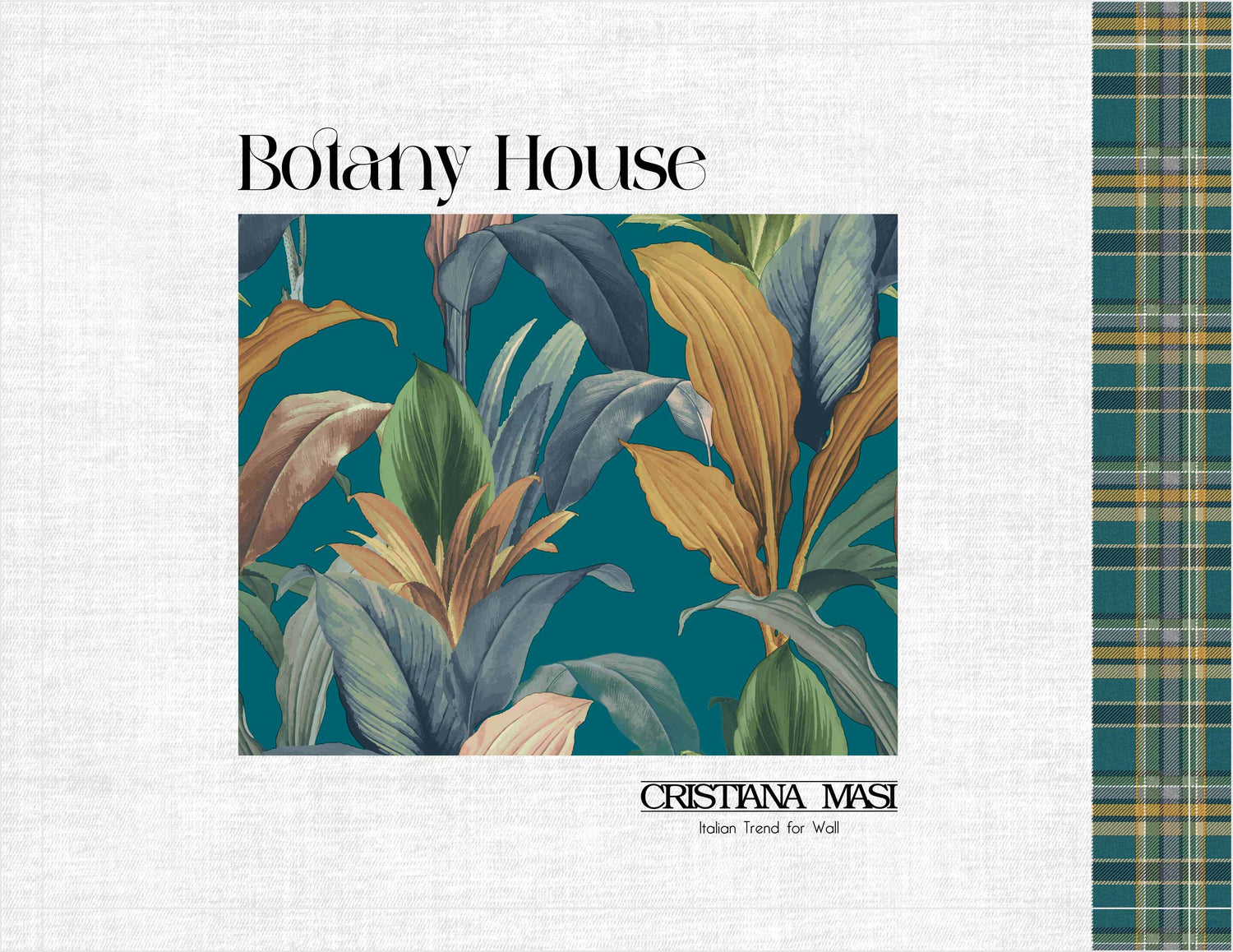 Carta da Parati Botany House Cristiana Masi Wallpaper cod. 15565