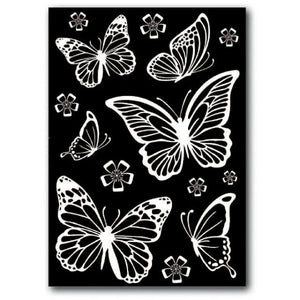 Decotransfer Rub-on A5 Butterflies by Stamperia. OUTLET