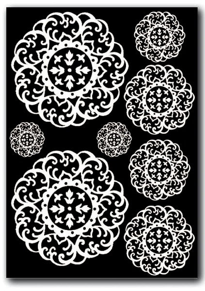 Decotransfer Rub-on A5 Doilies by Stamperia. OUTLET