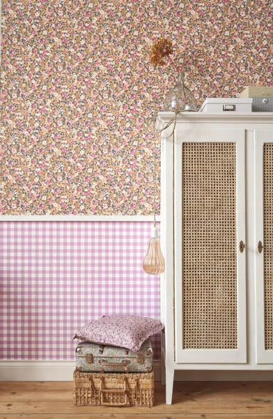 Carta da Parati Flower Market Casadeco Wallpaper