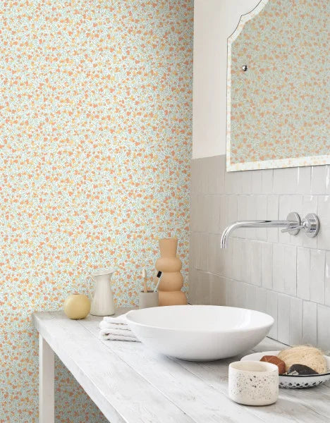 Carta da Parati Flower Market Casadeco Wallpaper
