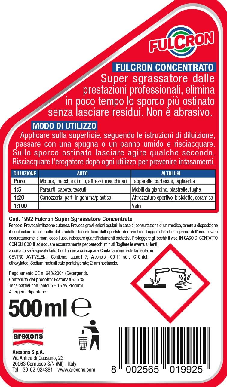 Fulcron Super Sgrassatore Concentrato
