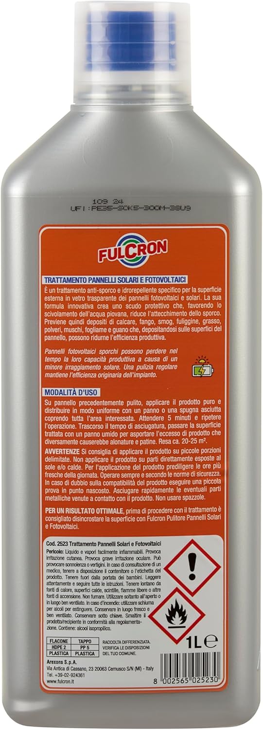 Fulcron Trattamento Pannelli Solari e Fotovoltaici 1 L.