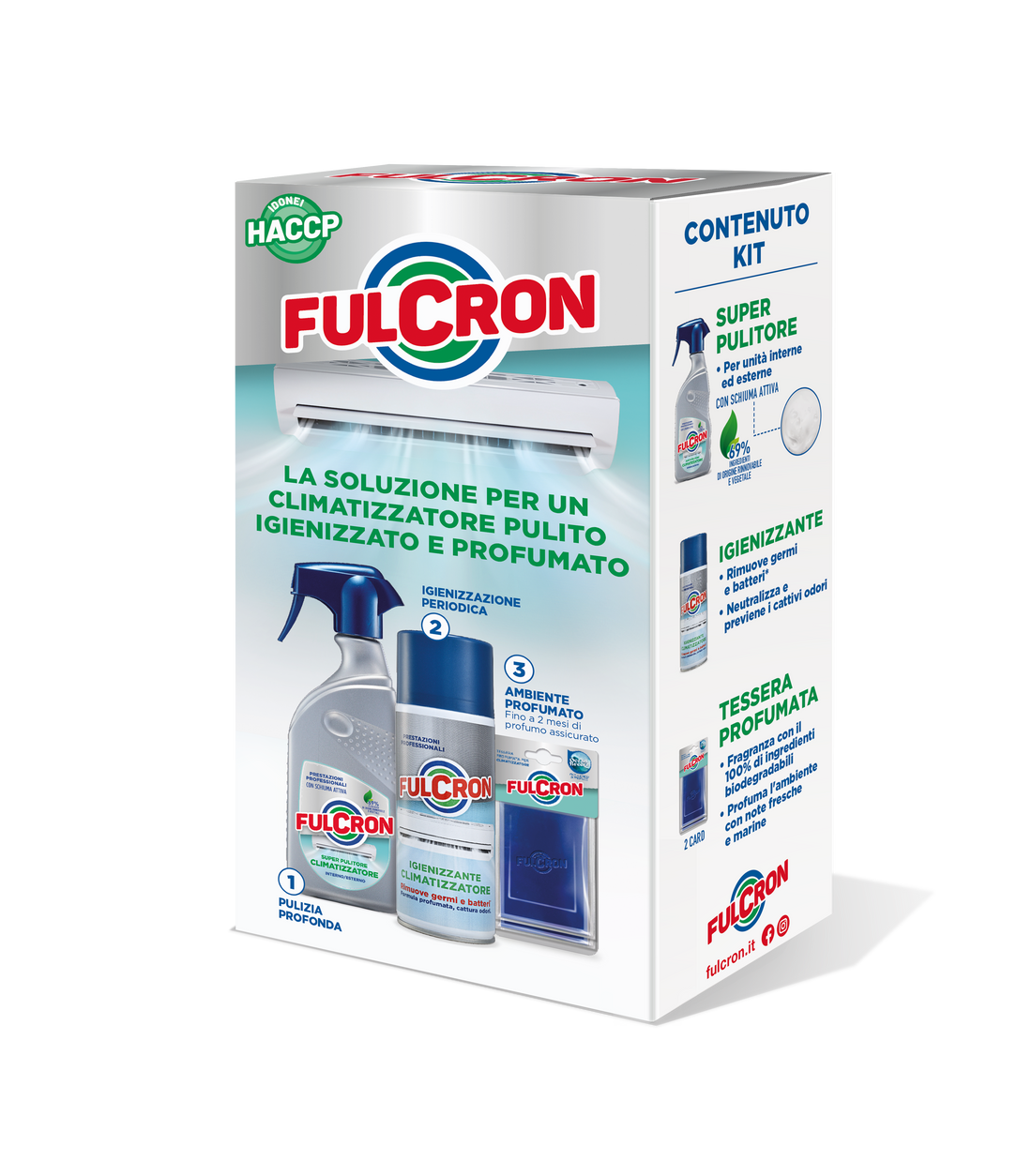 Fulcron Kit Pulizia Climatizzatori