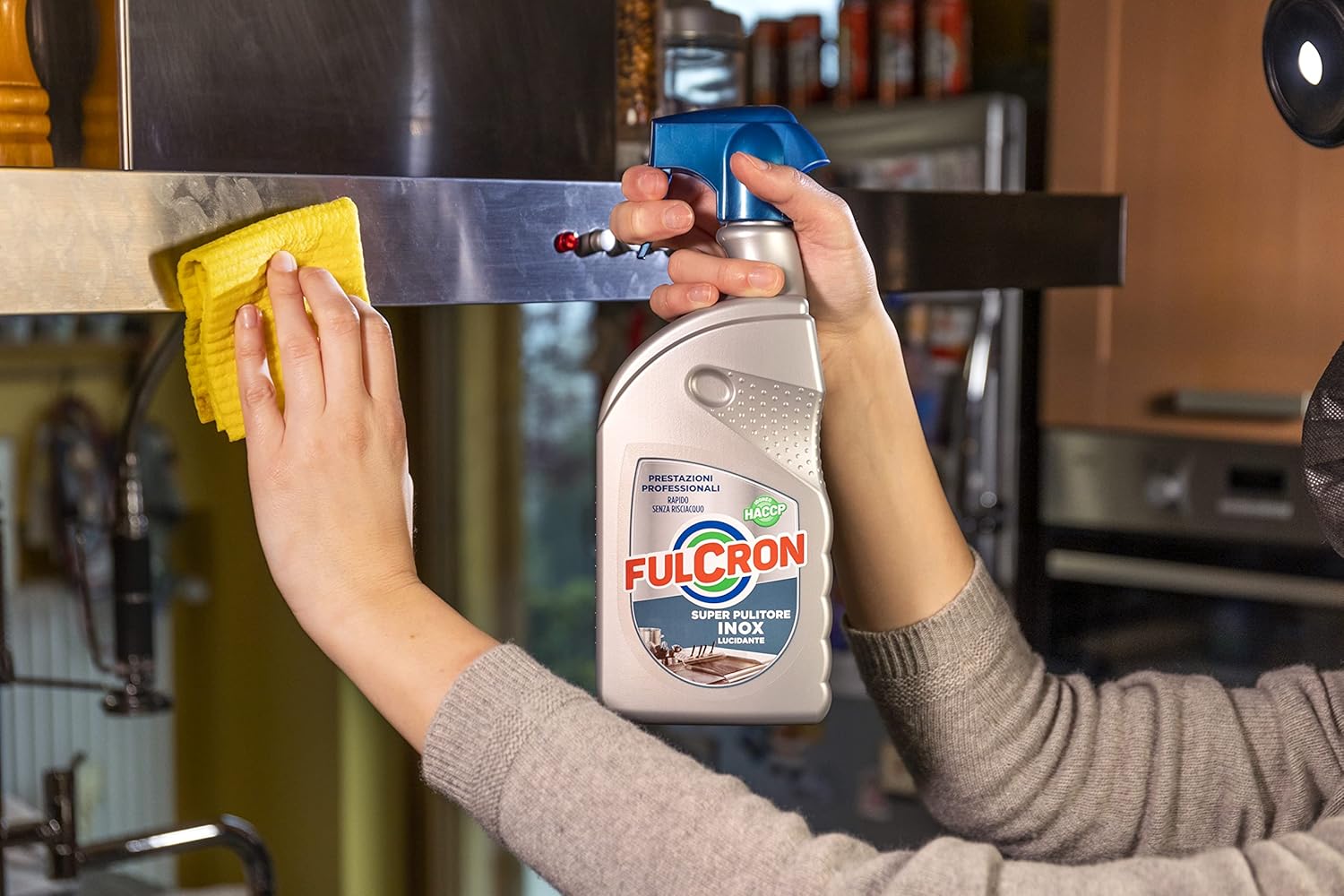 Fulcron Super Pulitore Inox Lucidante 750 ml.