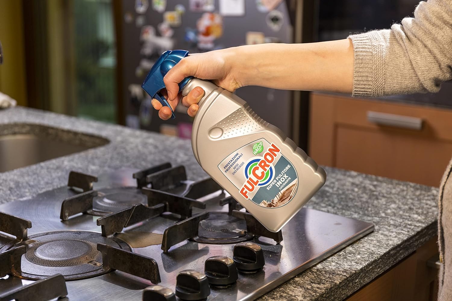 Fulcron Super Pulitore Inox Lucidante 750 ml.