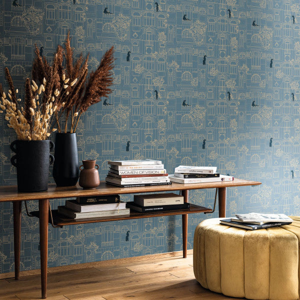 Carta da Parati Golden Age Casadeco Wallpaper cod. 103786286