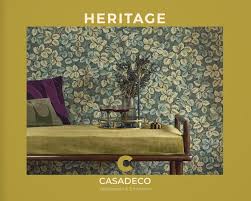 Carta da Parati Heritage cod. 201221900 Casadeco Wallpaper