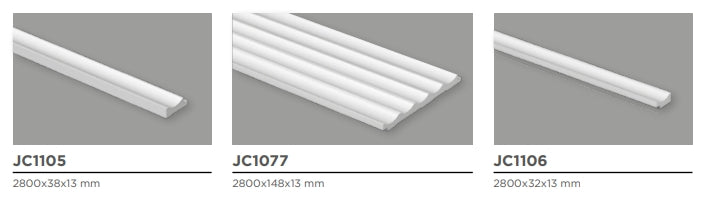 DOGA in polimero Ard Italia JC1077 misura 2800x12x148 mm modello WAVE