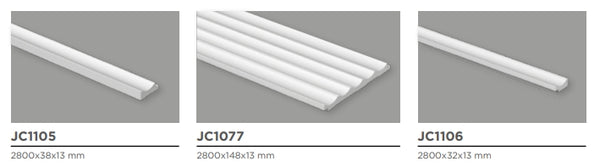 DOGA in polimero Ard Italia JC1077 misura 2800x12x148 mm modello WAVE