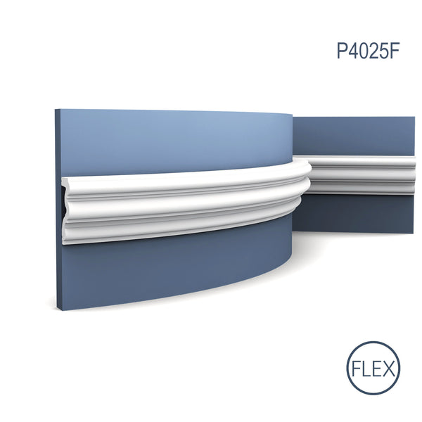 Cornice in poliuretano Orac Decor P4025F AUTOIRE misura L 200 x 8,3 cm x 3,4 cm FLEX