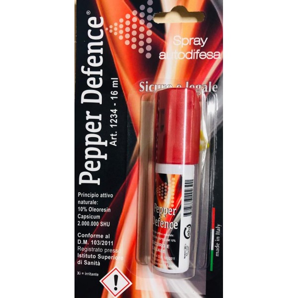 SPRAY ANTIAGGRESSIONE 'PEPPER DEFENCE' 16 ml