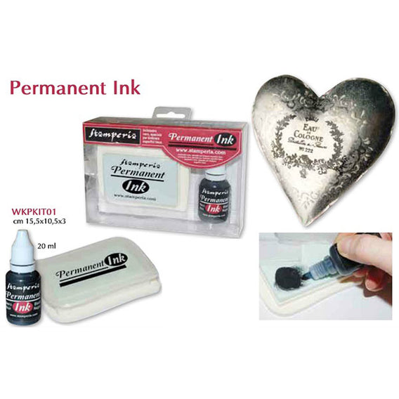Permanent Ink Nero Stamperia WKPKIT01 - OUTLET