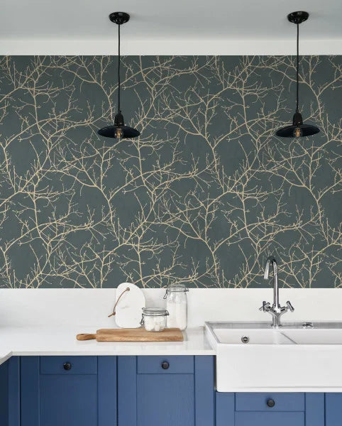 Carta da Parati Riverside 4 Casadeco Wallpaper