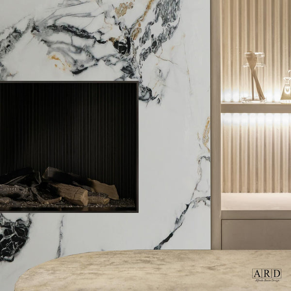 Pannello in PVC effetto marmo Ard Italia misura 1220x2440x4 mm SORRENTO