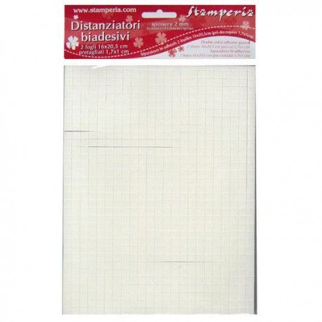 Distanziatori biadesivi 16x20 2 pz. SBD005 Stamperia OUTLET