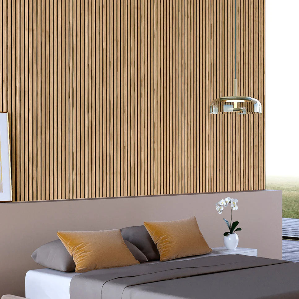 Pannelli acustici fonoassorbenti Teak