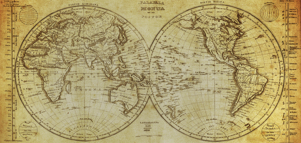 Carta da parati Komar Magellano in TNT mis. 210 cm x 100 cm - OUTLET