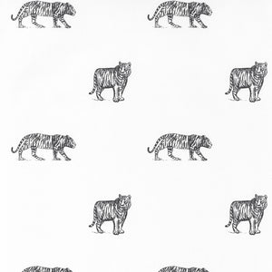 Carta da Parati Eye Of The Tiger Bianco/Nero Our Planet Caselio Wallpaper