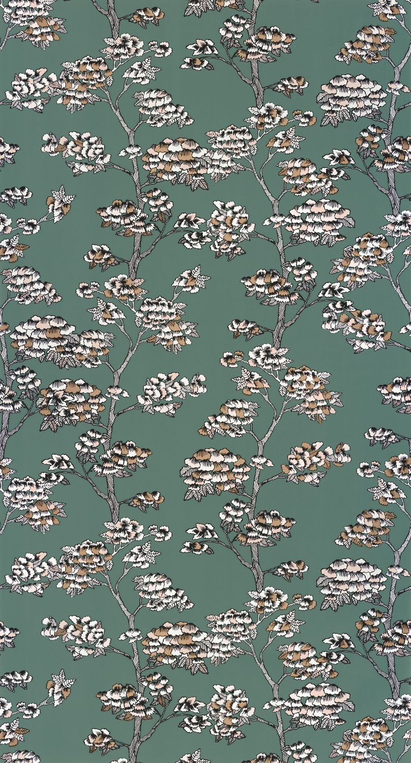 Carta da Parati Nos Gravures JARDIN DE KYOTO  cod. 102997142 Caselio Wallpaper